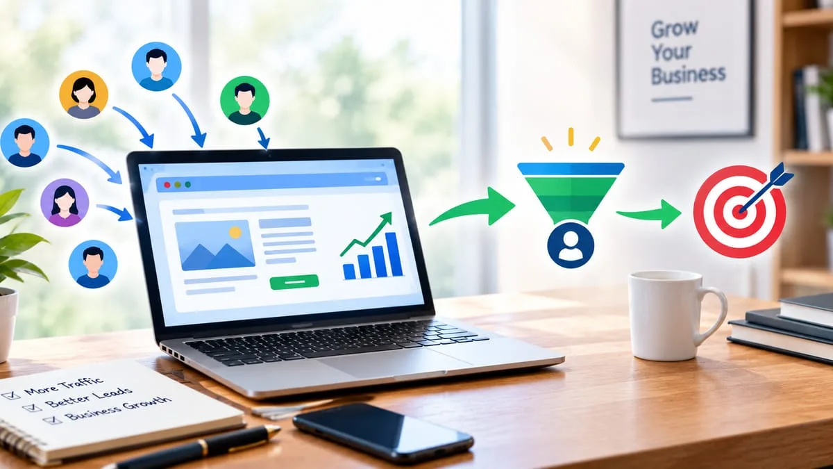 website traffic to leads