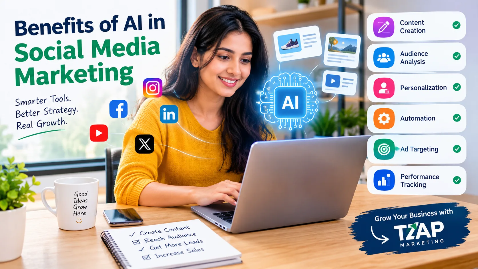 Benefits of AI in Social Media Marketing