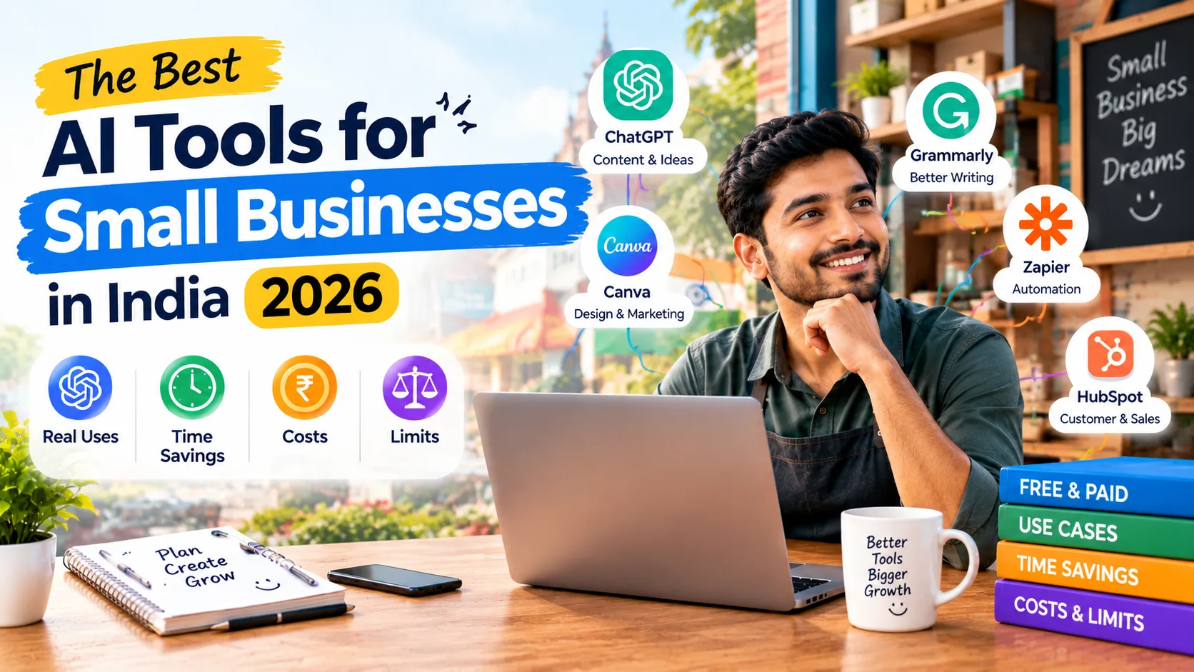 Best AI Tools for Small Businesses in India 2026