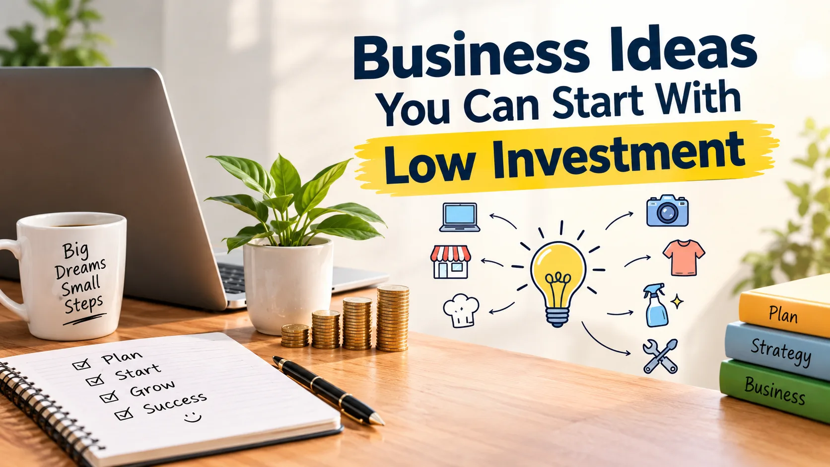 Business Ideas You Can Start With Low Investment