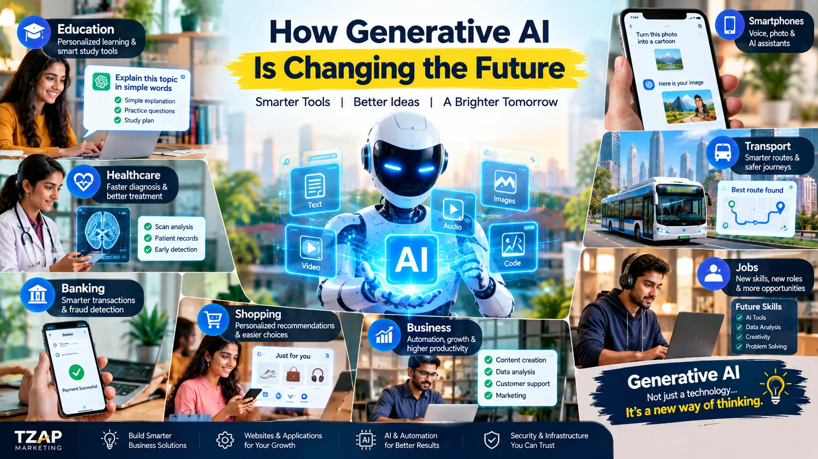 How Generative AI Is Changing the Future across work, business and daily life