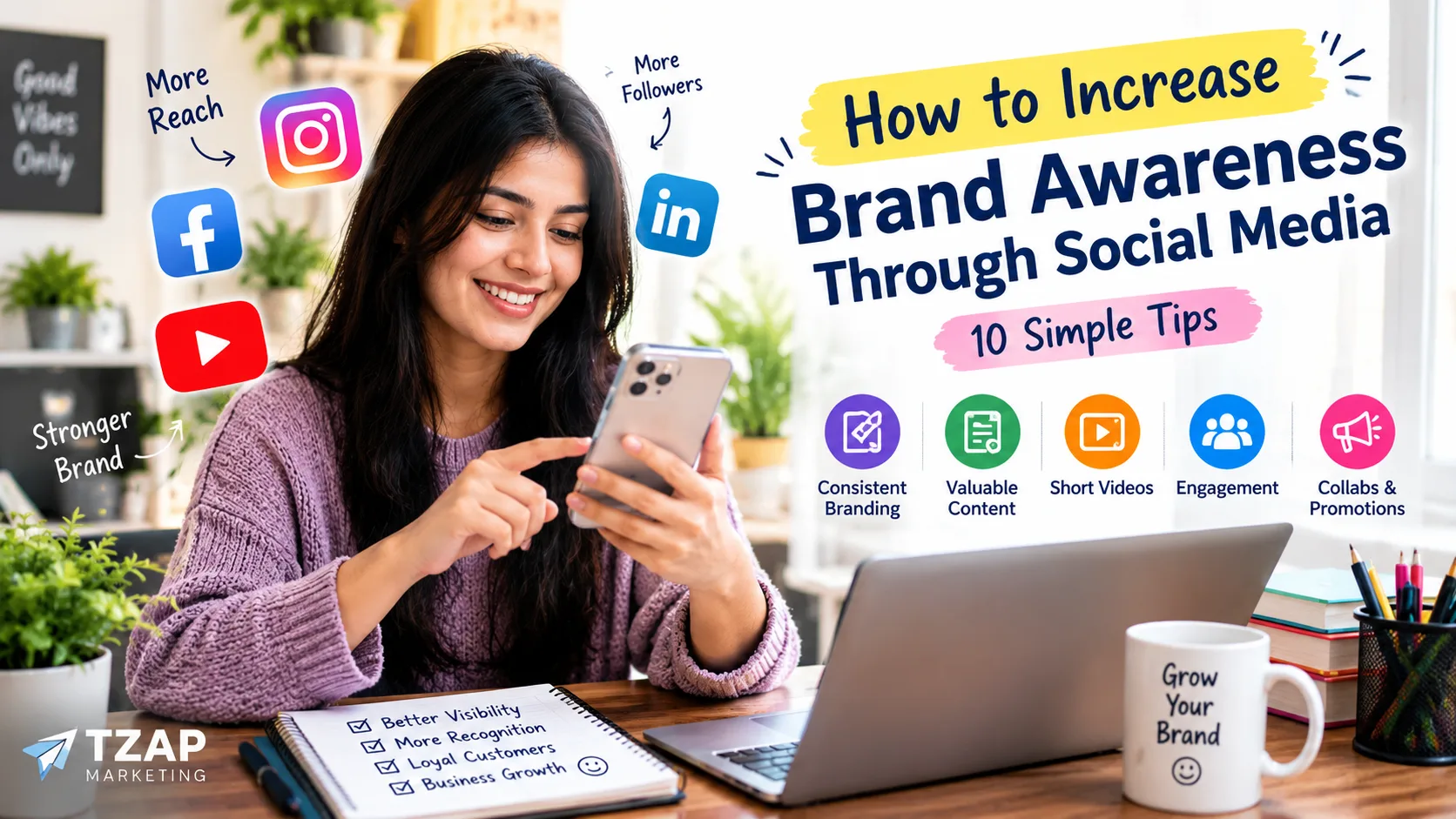How to increase brand awareness through social media
