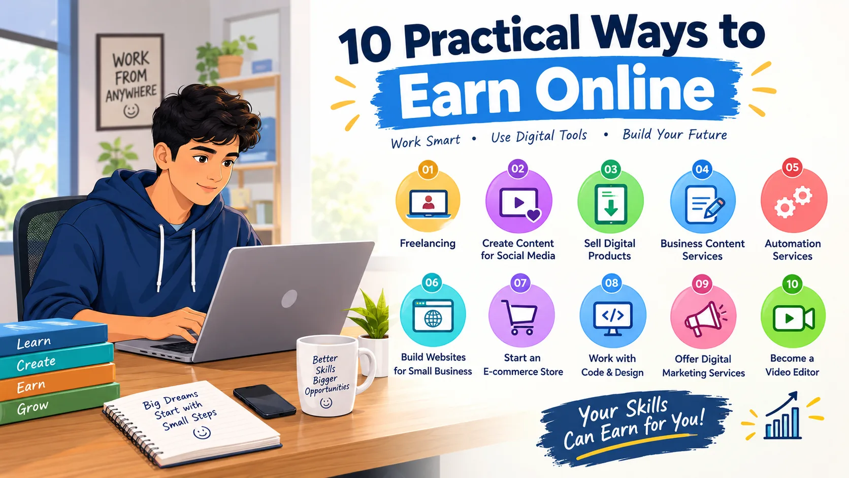 How to Make Money with AI in 2026 10 Smart Ways to Earn Online