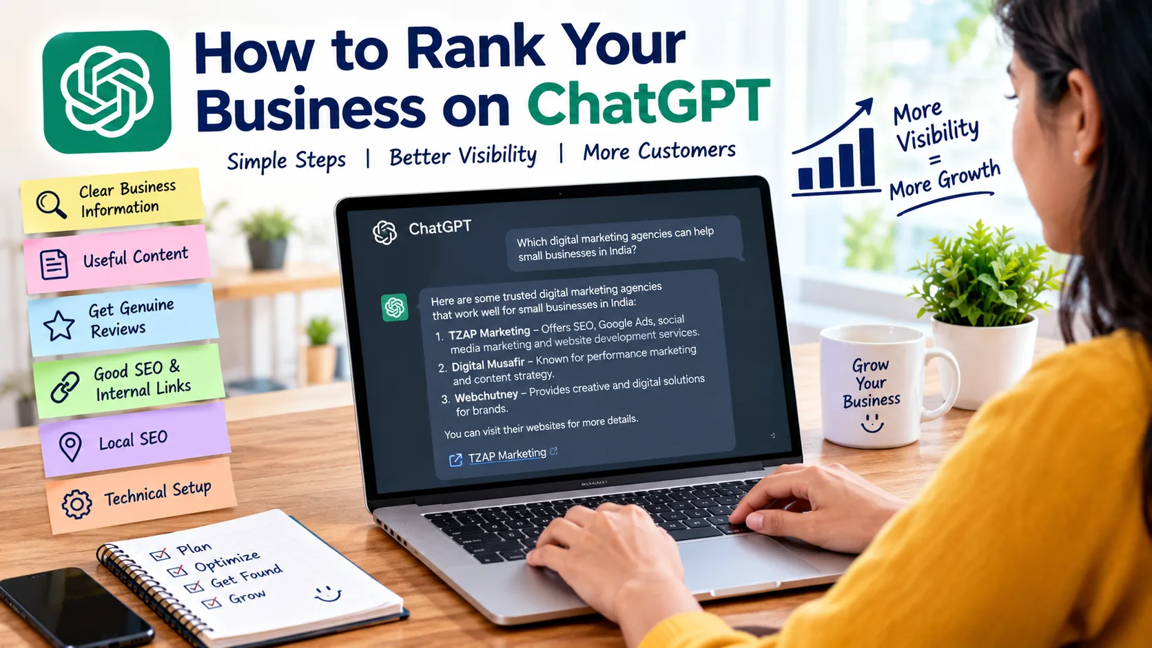 How to Rank Your Business on ChatGPT with SEO and AI search optimization