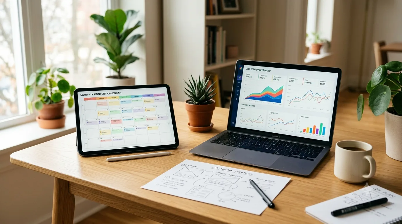 social media marketing strategy planning and analytics dashboard for beginners