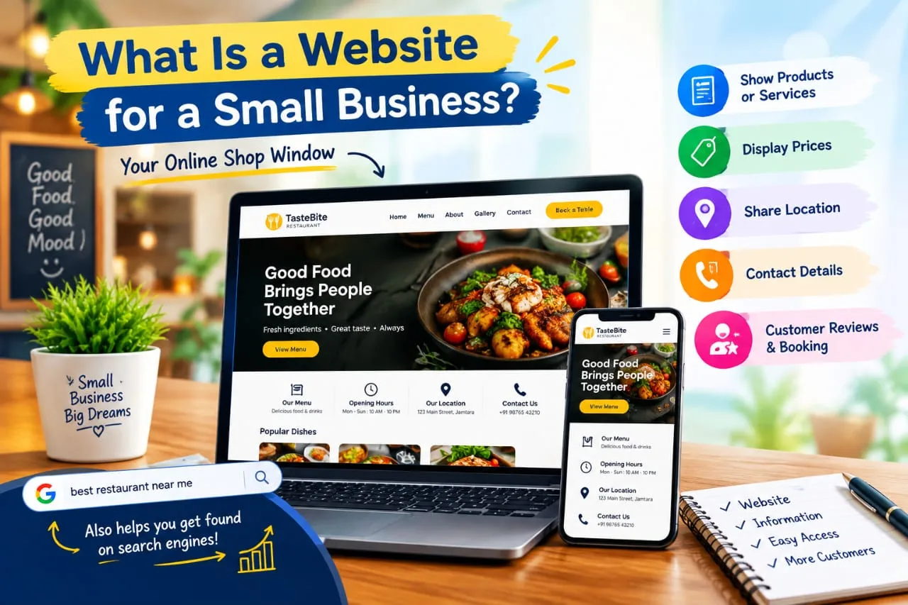 Website for a Small Business