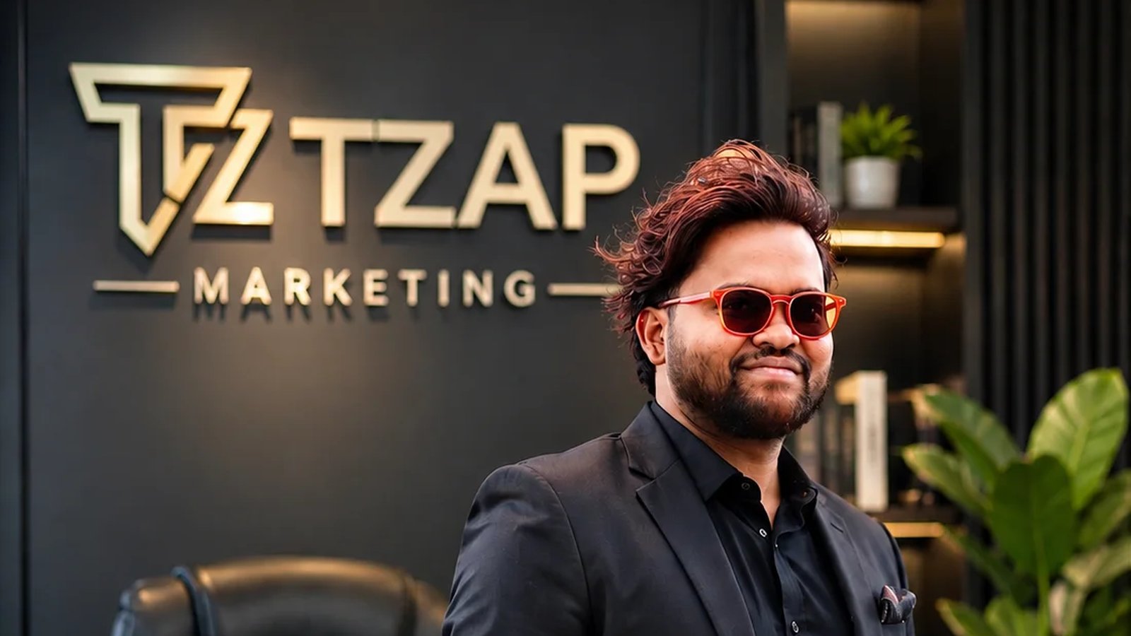 Gour Paul at the TZAP Marketing office